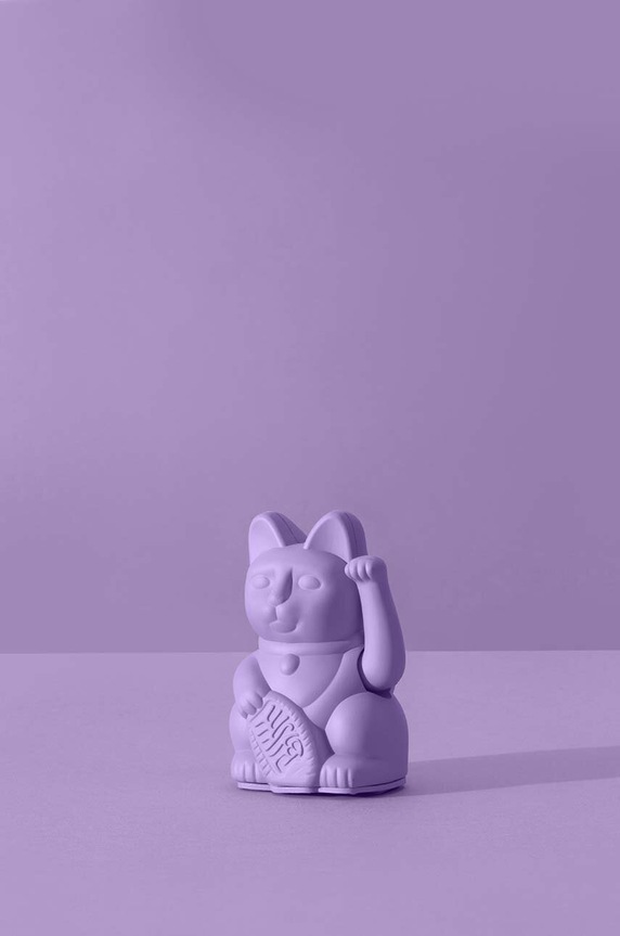 Donkey decorație Lucky Cat Mini 330541 violet AA00
