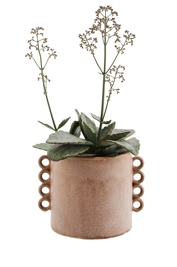 Madam Stoltz virágcserép tartó HY18269.22 bézs AA00