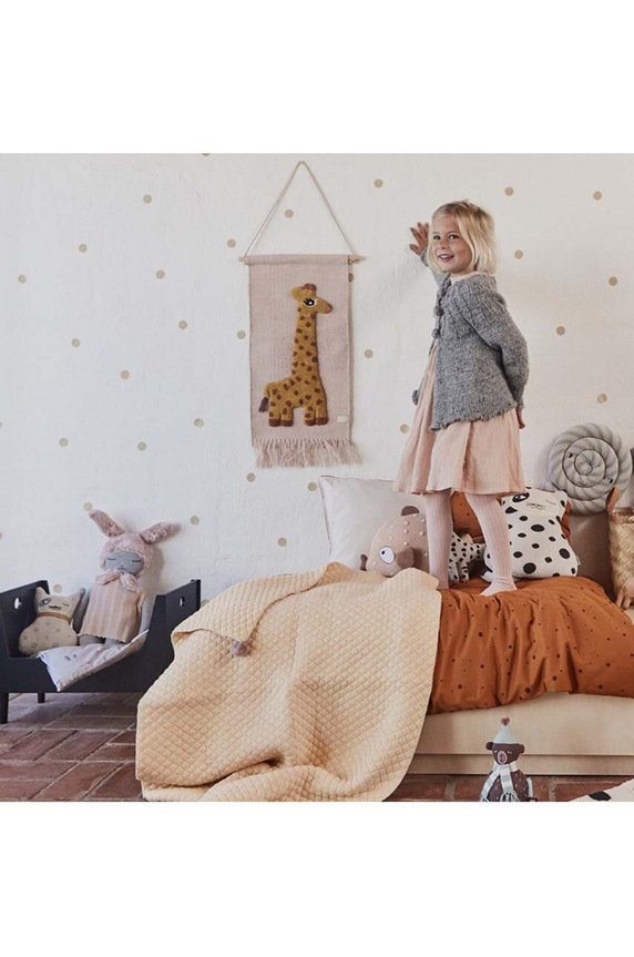 Salon i sypialnia OYOY dekoracja ścienna Giraffe Wallhanger 1100519 multicolor