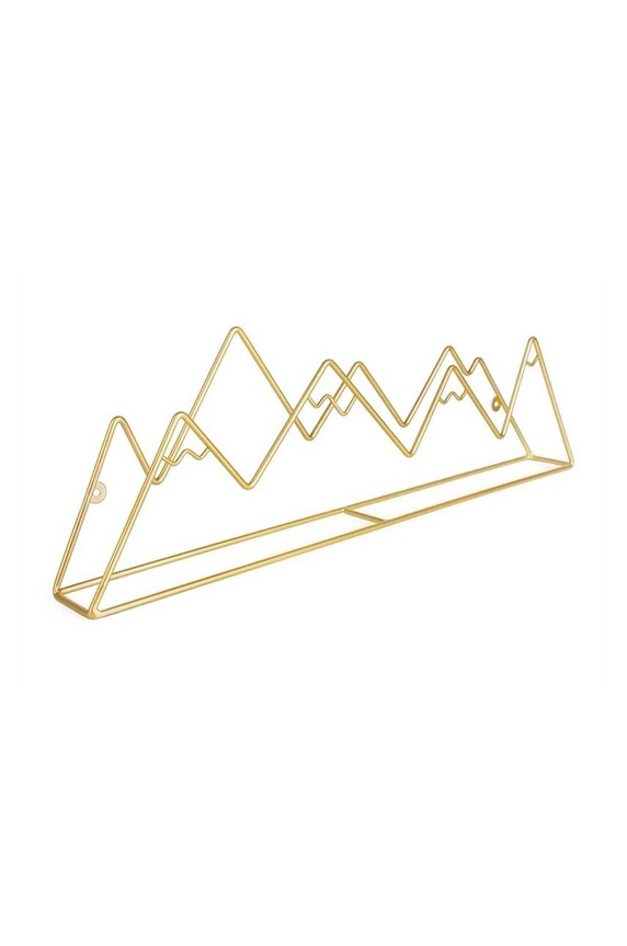 Zidna vješalica Balvi Mountain 27184 zlatna AA00