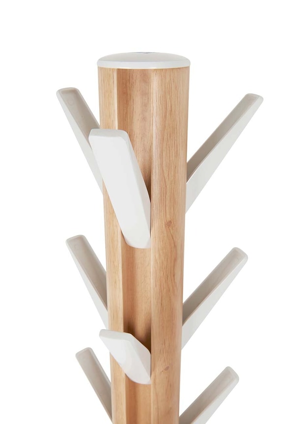 Salon i sypialnia Umbra wieszak na odzież wierzchnią Flapper Coat Rack 320361.668 biały
