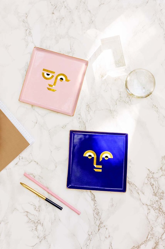 Dnevni boravak i spavaća soba Dekorativni pladanj Octaevo Apollo II OCTAP2.17 roza