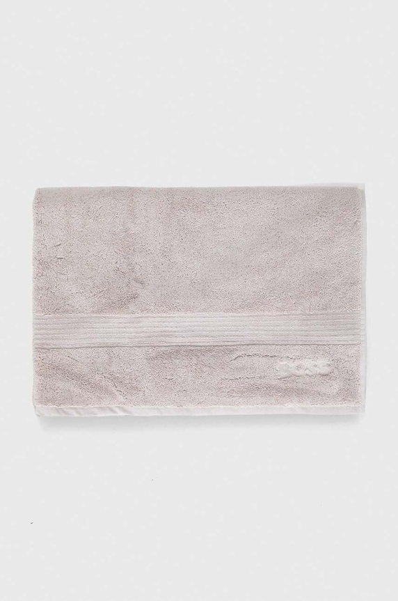 Μικρή βαμβακερή πετσέτα BOSS LOFT 60 x 90 cm 1013454 γκρί AA00