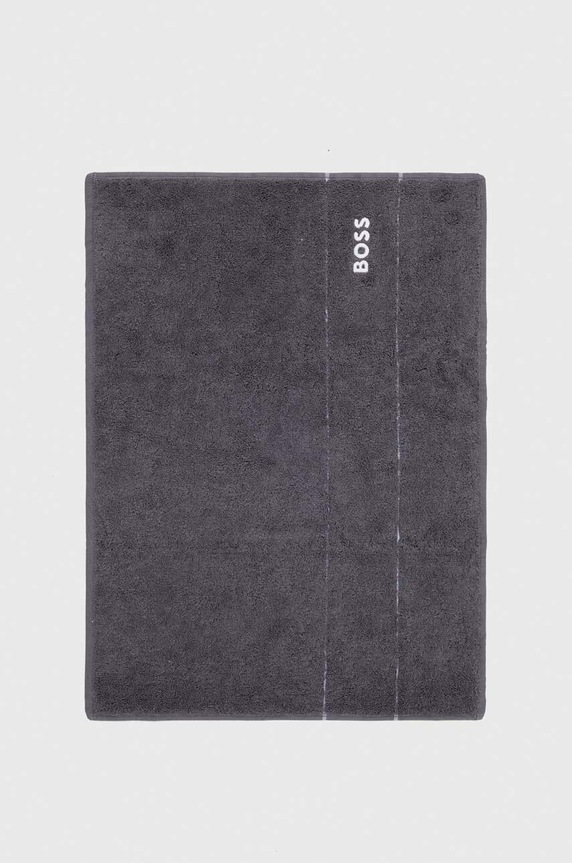 Kúpeľňa Malý bavlnený uterák BOSS PLAIN 50 x 70 cm 1011416 sivá