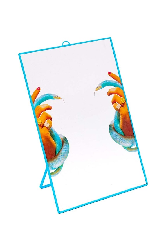 Seletti fali tükör Big Hands with Snakes 30 x 40 cm 17125 többszínű AA00