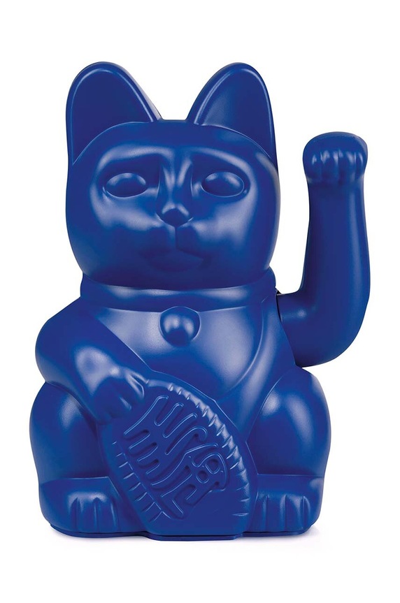 Dekorácia Donkey Lucky Cat - Dark Blue tmavomodrá 330471