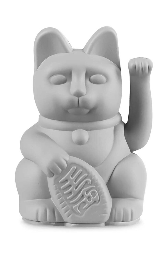 Dekorácia Donkey Lucky Cat Mini - Grey sivá 330542