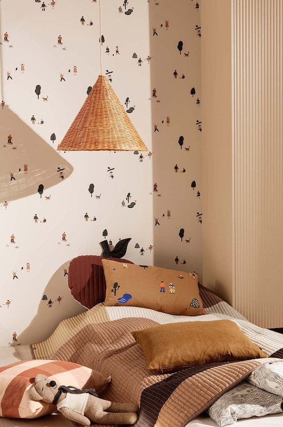 Ferm Living tapeta The Park multicolor 1104263768