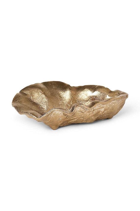 Декоративное блюдо ferm LIVING Oyster жёлтый 1104264689