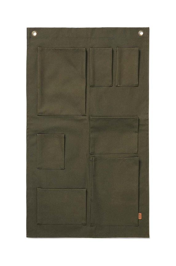 ferm LIVING organizator de perete Bark Garden Wall Storage verde 1104267582