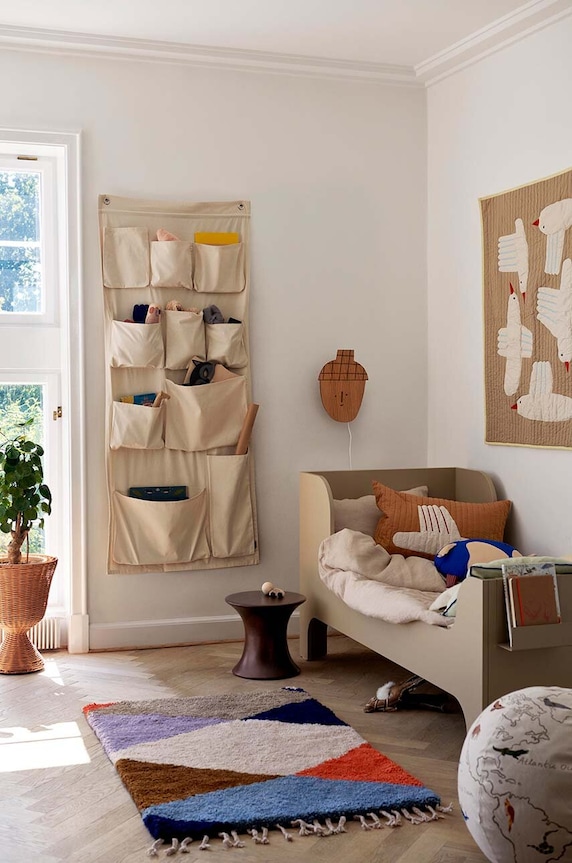 ferm LIVING fali rendszerező Canvas XL Wall Pockets bézs 1104266380