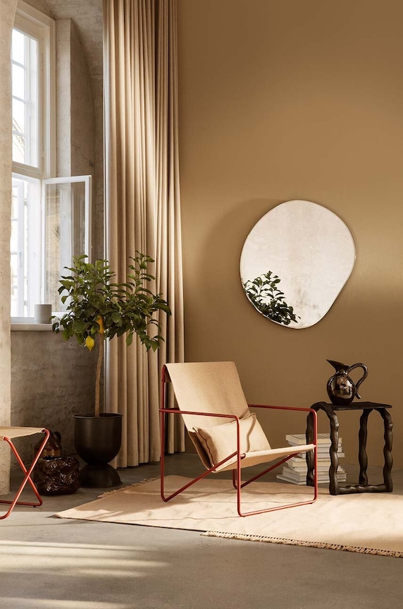 ferm LIVING virágcserép Hourglass Pot fekete 100129629