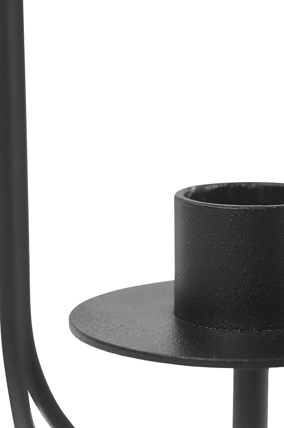 Διακοσμητικό κηροπήγιο ferm LIVING Sway 1104266337 μαύρο AA00