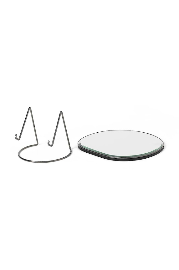 Stojace zrkadlo ferm LIVING Pond 1104263764 čierna AA00
