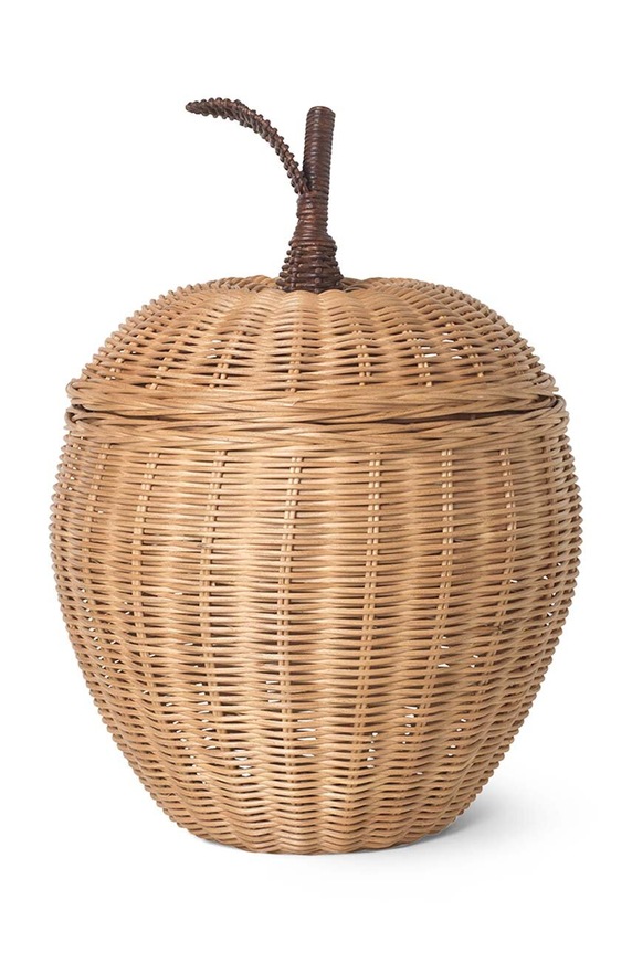 Καλάθι αποθήκευσης ferm LIVING Apple μπεζ 100229206