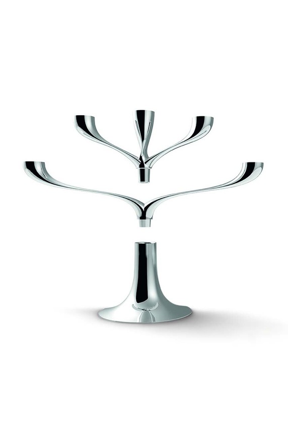 Декоративний свічник Philippi Candelabra P123167 сірий AA00