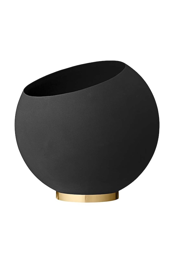 AYTM doniczka Globe 60 x 50 cm czarny 504670050017