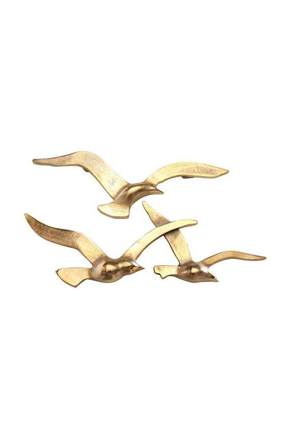 Zidni ukras Boltze Birdy 2-pack zlatna 1011623