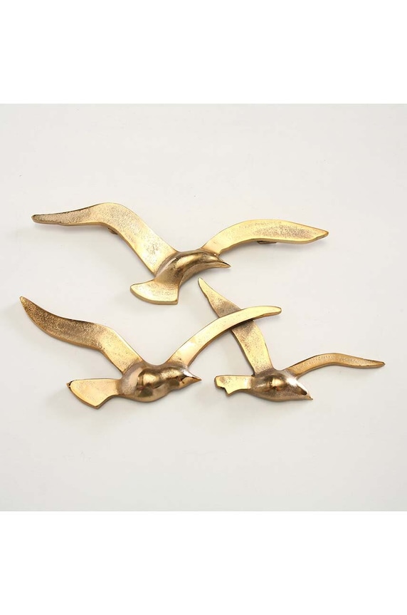Zidni ukras Boltze Birdy 2-pack 1011623 zlatna AA00