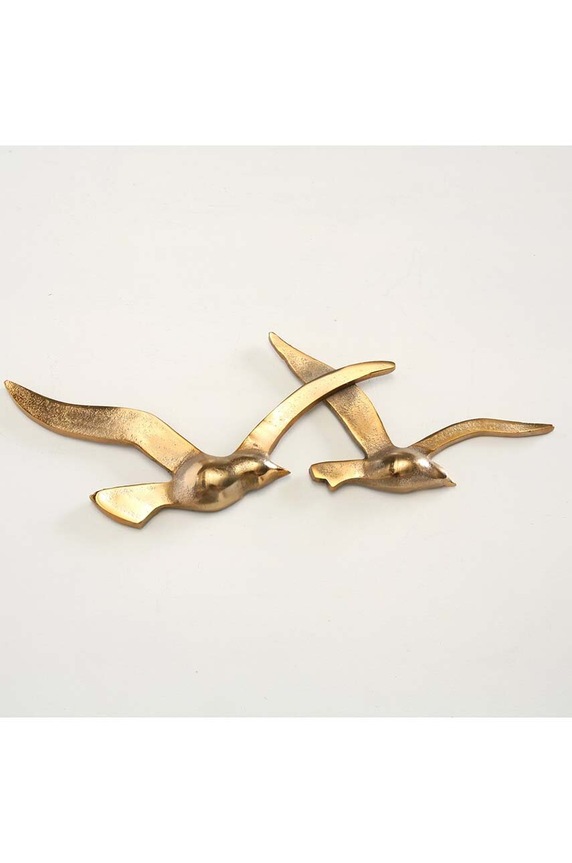 Dnevni boravak i spavaća soba Zidni ukras Boltze Birdy 2-pack 1011623 zlatna