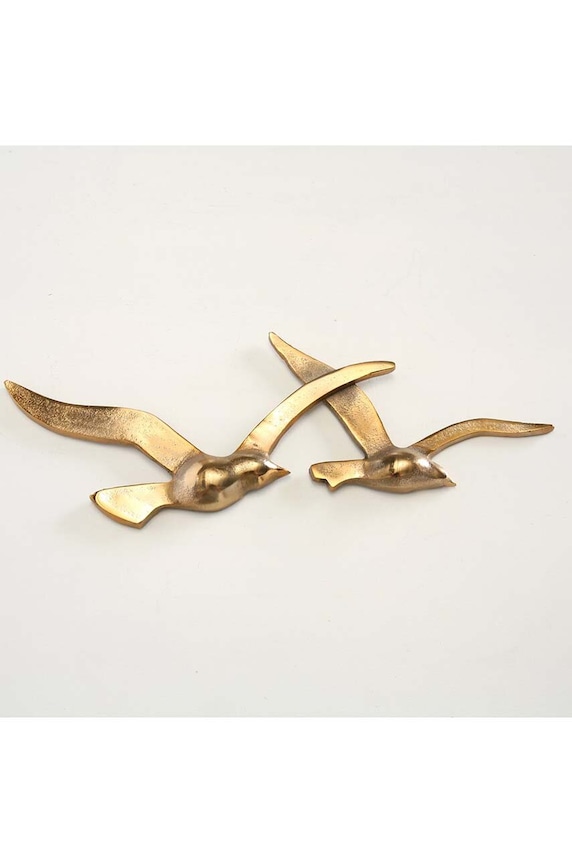 Dnevni boravak i spavaća soba Zidni ukras Boltze Birdy 2-pack 1011623 zlatna
