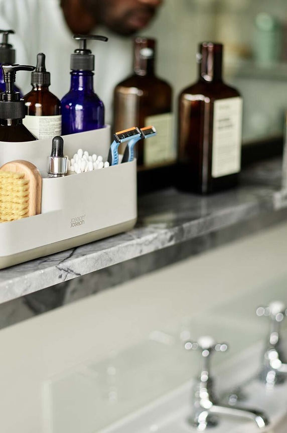 Joseph Joseph organizer da bagno EasyStore™ beige 70576