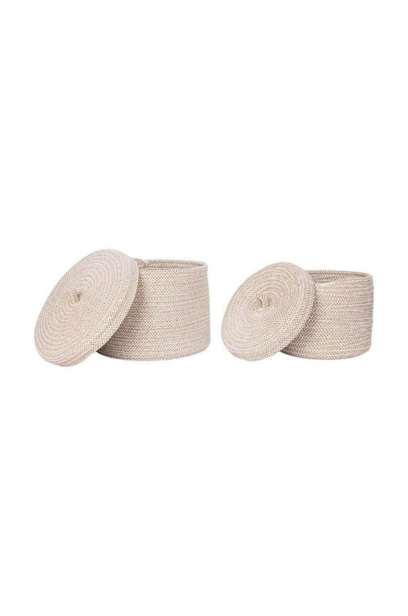 Кошик для зберігання House Nordic Sebal 2-pack 4401546 бежевий AA00