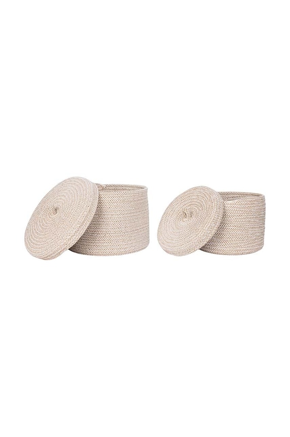 Кошик для зберігання House Nordic Sebal 2-pack 4401546 бежевий AA00