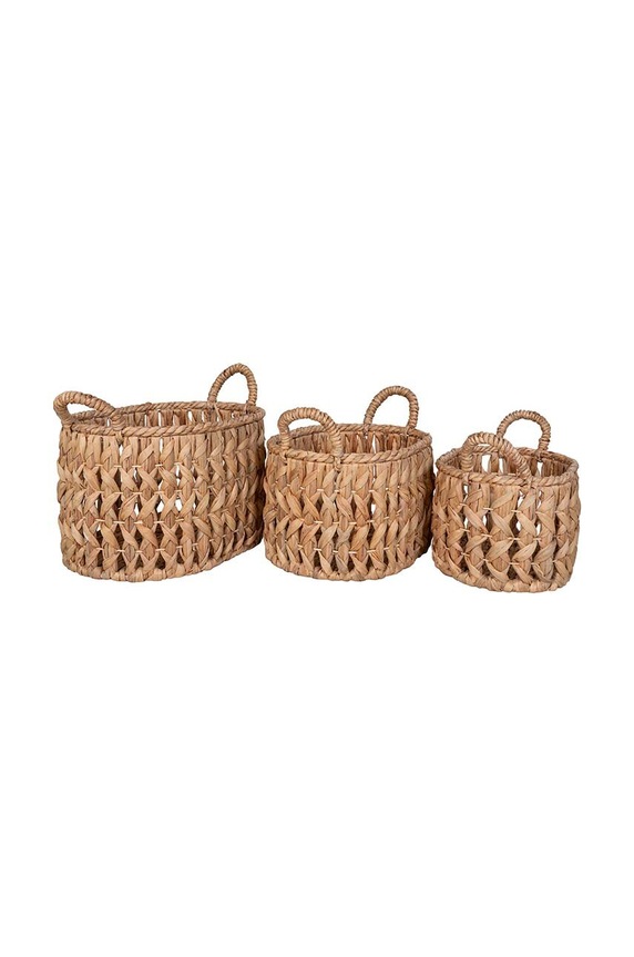 Košara za skladištenje House Nordic Balerma 3-pack 4401552 bež AA00