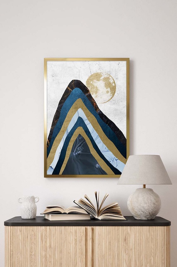 Obývací pokoj a ložnice Nástěnná dekorace v rámu 53 x 73 cm 15.41.201.5601 vícebarevná