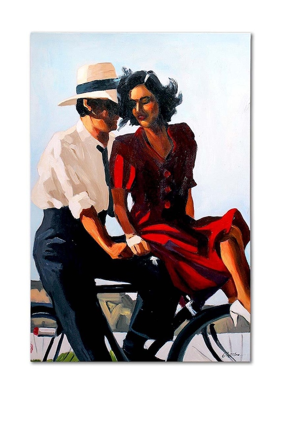 Reprodukacija naslikana uljem Jack Vettriano, Lazy Hazy Days šarena 172252