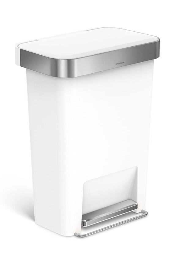 Simplehuman cos de gunoi Liner Pocket 45 L alb CW1387CB