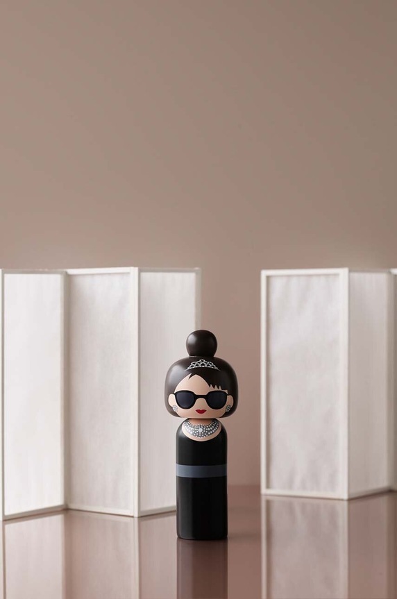 Lucie Kaas papusa kokeshi Audrey SI01AU multicolor AA00