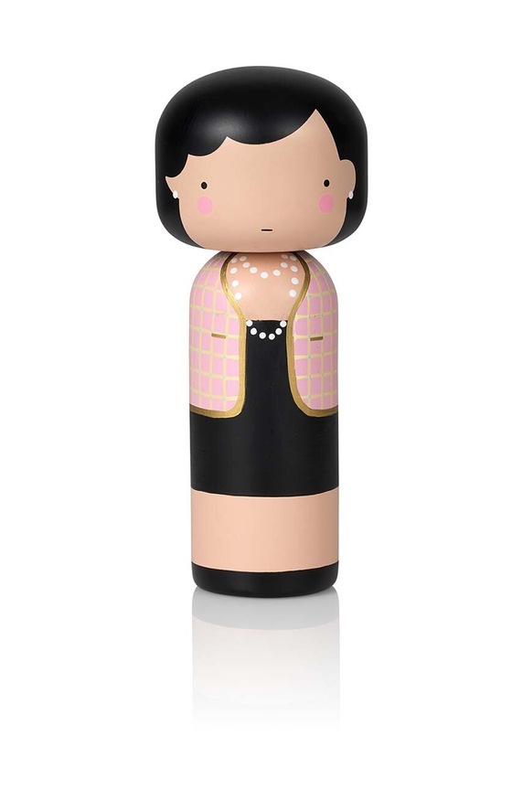 Lucie Kaas kokeshi baba Coco In Pink többszínű SI01CO2