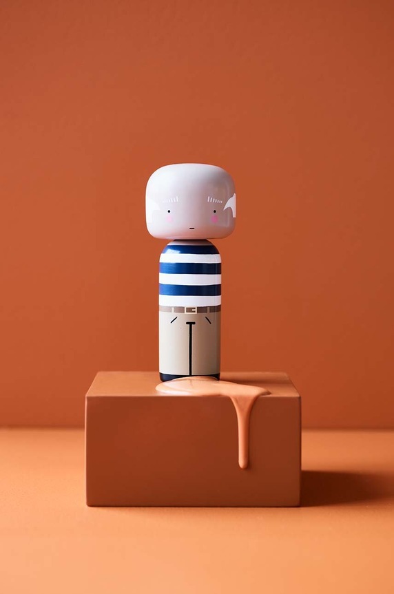Lucie Kaas papusa kokeshi Pablo SI02PA multicolor AA00