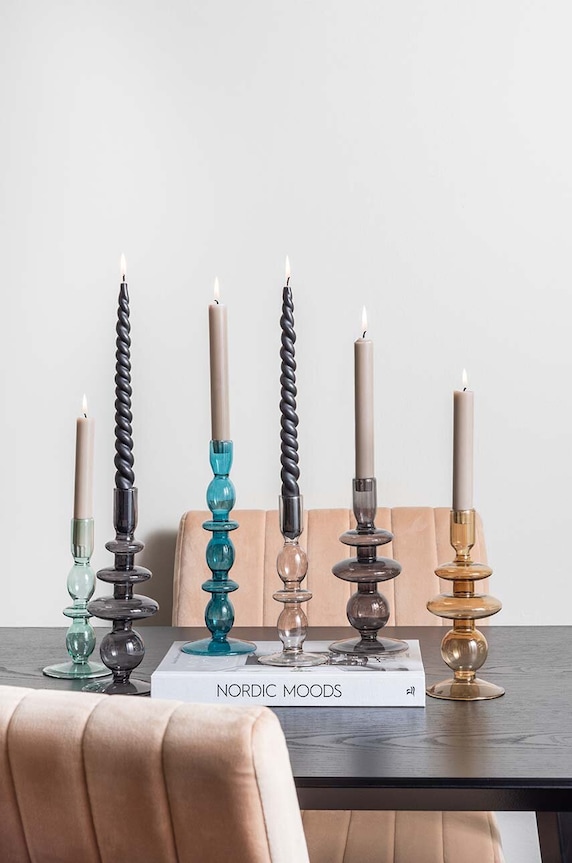 Present Time sfesnic decorativ PT3635BK negru