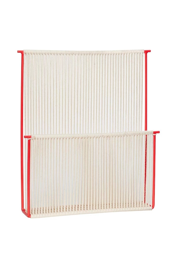 Hübsch mensola String Wall Magazine Holder multicolore 021420