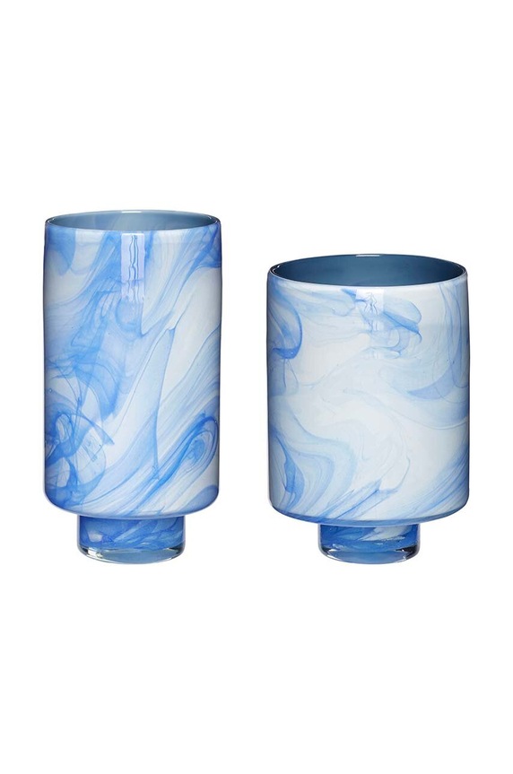 Hübsch wazon dekoracyjny Cloud 2-pack multicolor 281202