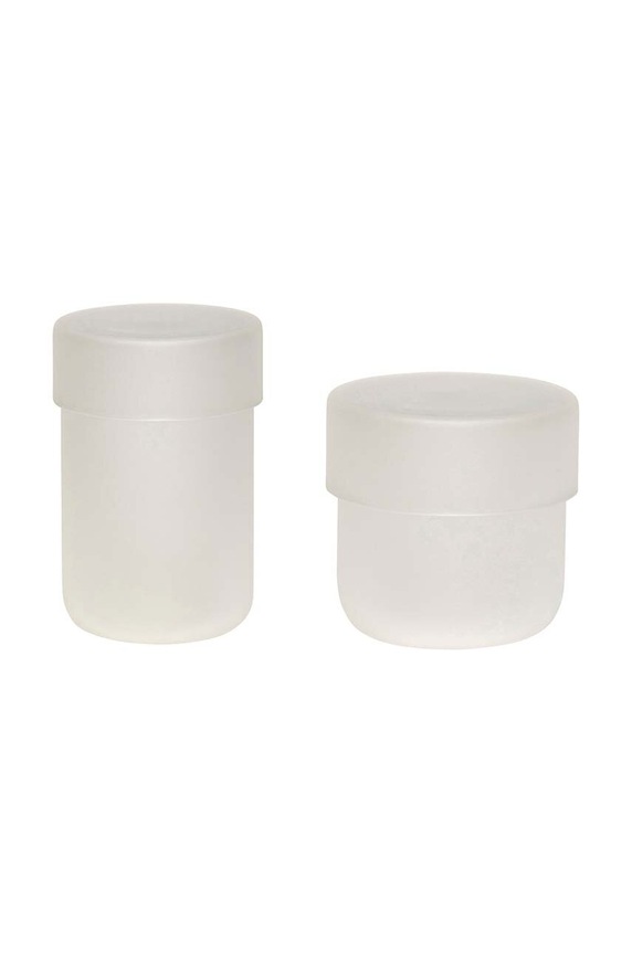 Hübsch recipient cu capac Pop 2-pack alb 660906