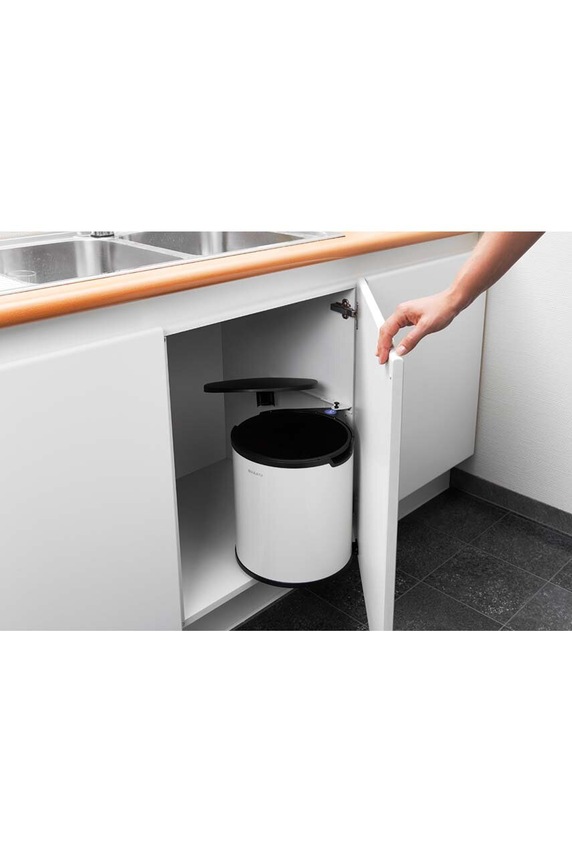 Brabantia kosz szafkowy na śmieci 15 L biały 428081