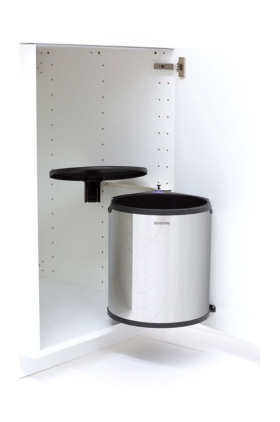 Kuchnia i bar Brabantia kosz szafkowy na śmieci 15 L 418181 szary