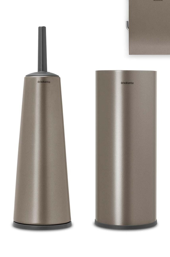 Brabantia zestaw akcesoriów łazienkowych ReNew 3-pack brązowy 280641