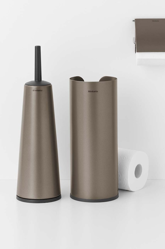 Brabantia zestaw akcesoriów łazienkowych ReNew 3-pack 280641 brązowy AA00