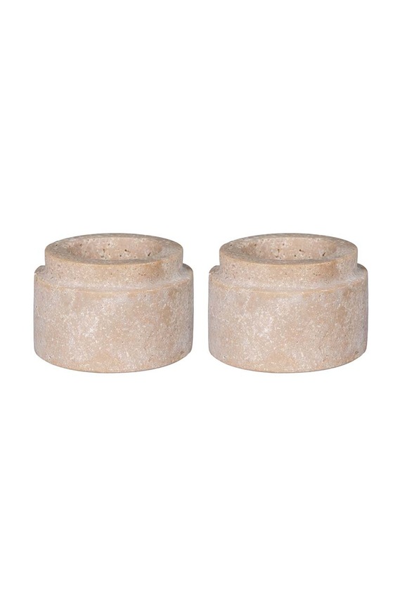 Ukrasni svijećnjak House Nordic 2-pack bež 4561049