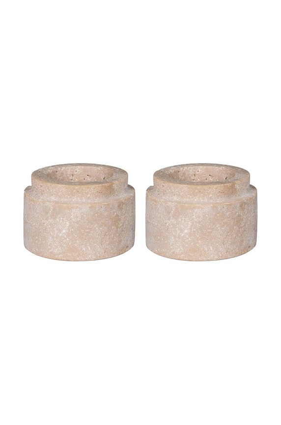 Ukrasni svijećnjak House Nordic 2-pack bež 4561049