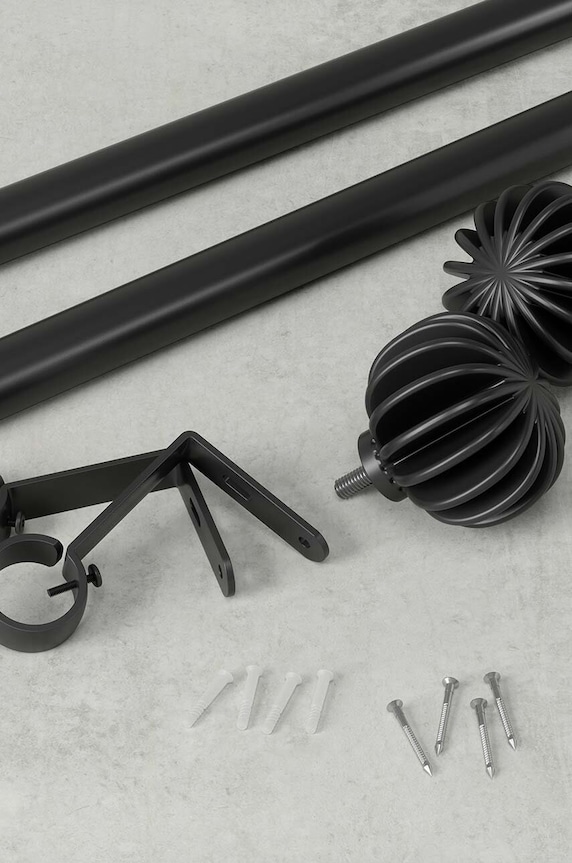 Umbra tijă de perdea Finn Curtain Rod 1018330.038 negru