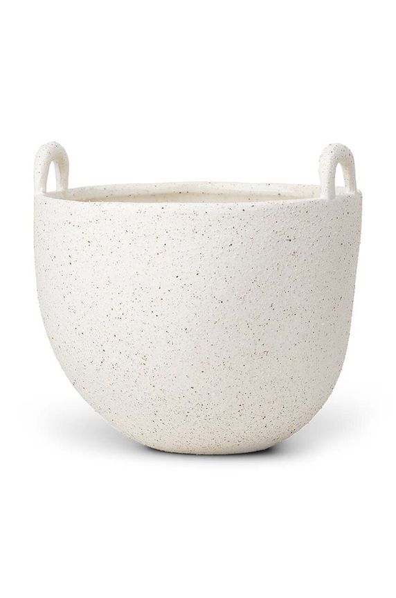 Γλάστρα ferm LIVING Speckle Pot 18,5 x 19 cm λευκό 100548202
