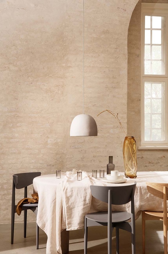 Salon i sypialnia Ferm Living wazon dekoracyjny Swirl 1104263276 żółty