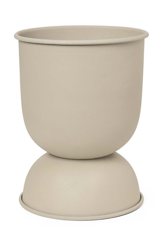 ferm LIVING doniczka Hourglass Pot XS/21 x 30 cm beżowy 1104266677