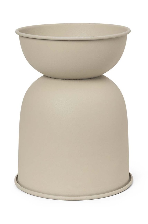 ferm LIVING doniczka Hourglass Pot XS/21 x 30 cm 1104266677 beżowy AA00